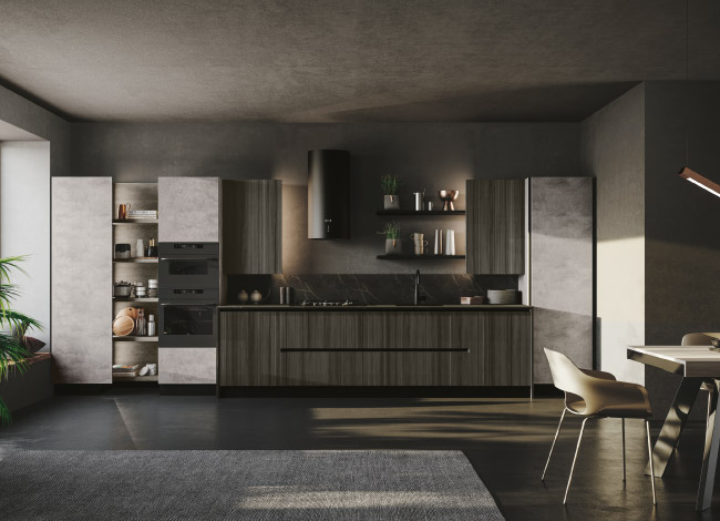 Linosa Piana cucina lineare Imab Concept