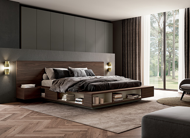 Argo letto matrimoniale contenitore Imab Concept