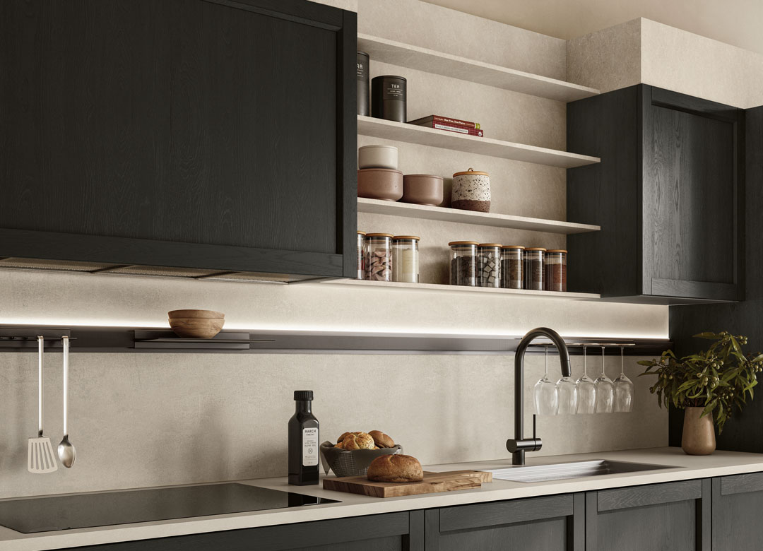 Anta madeira in legno Nero